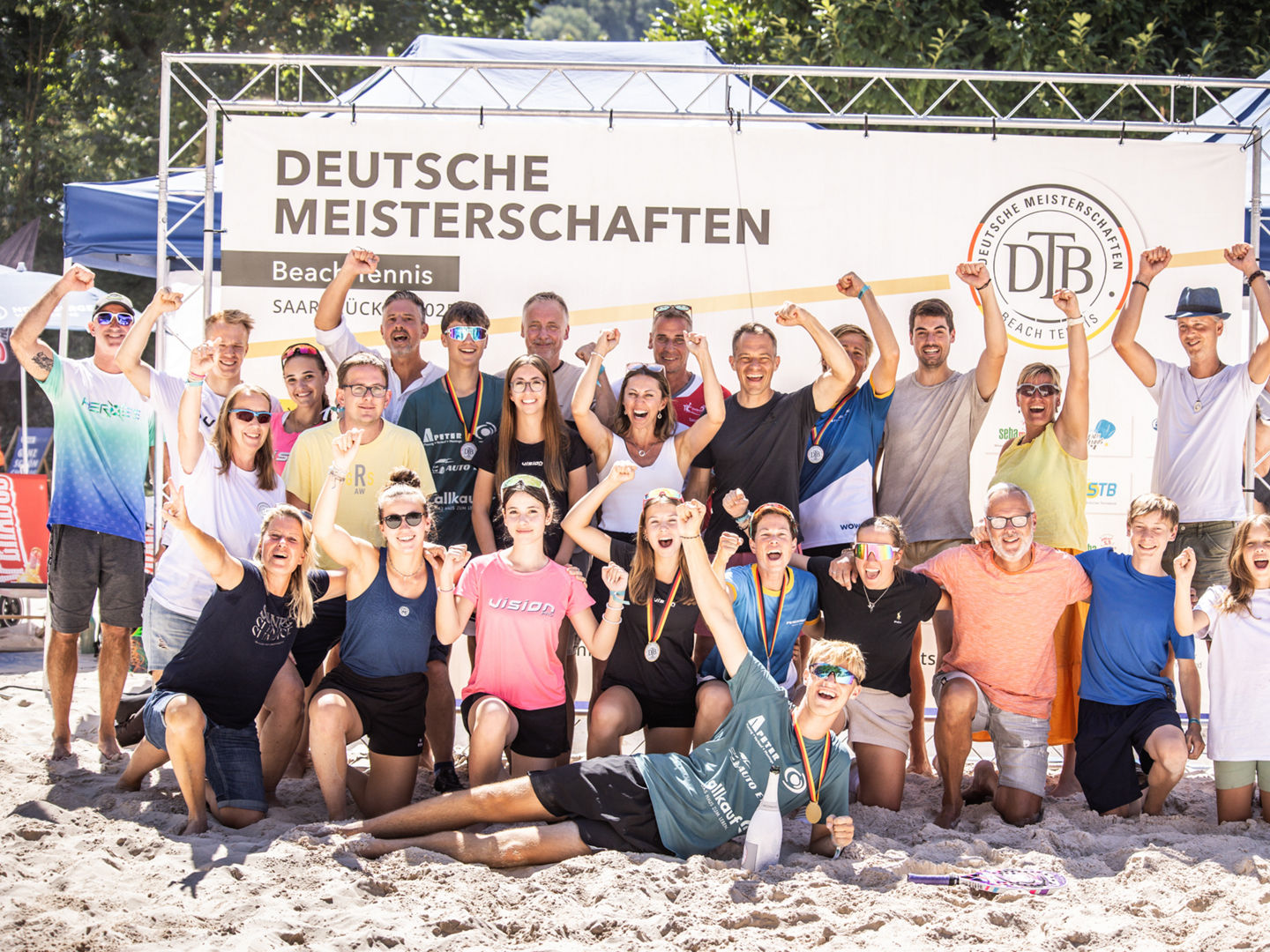 Beach Tennis DM 2025 Siegerbild
