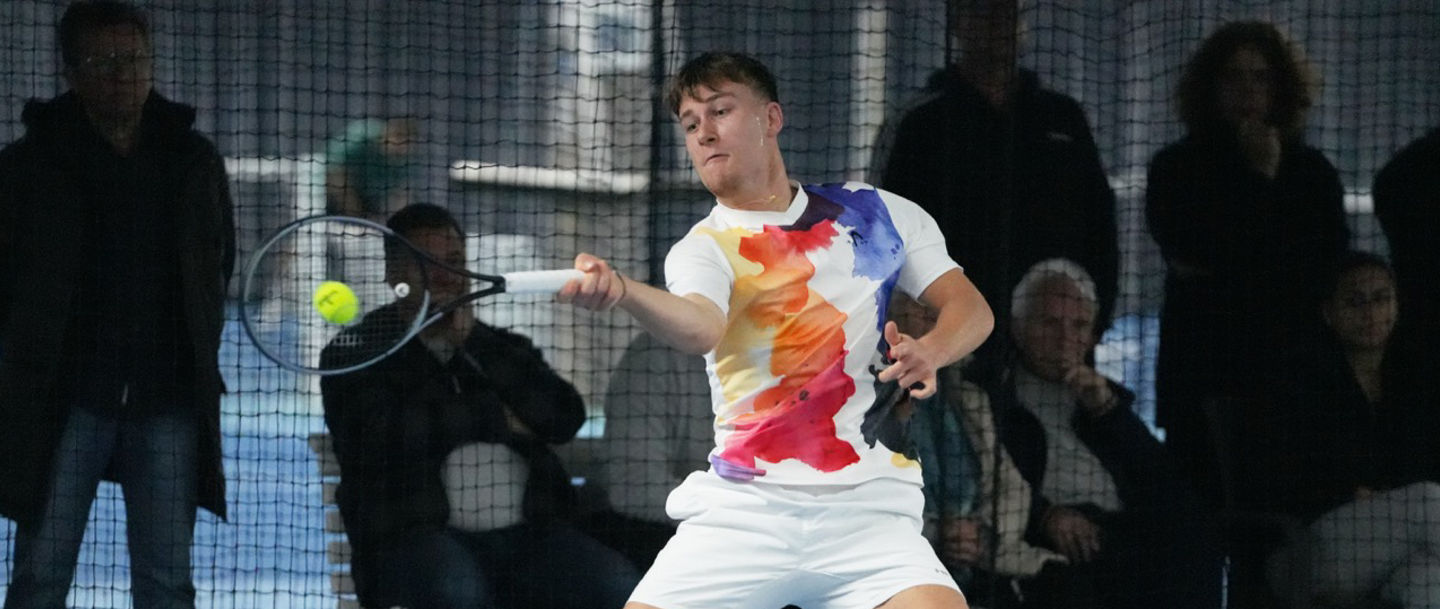 Der Titelverteidiger Luca Sobbe in Aktion