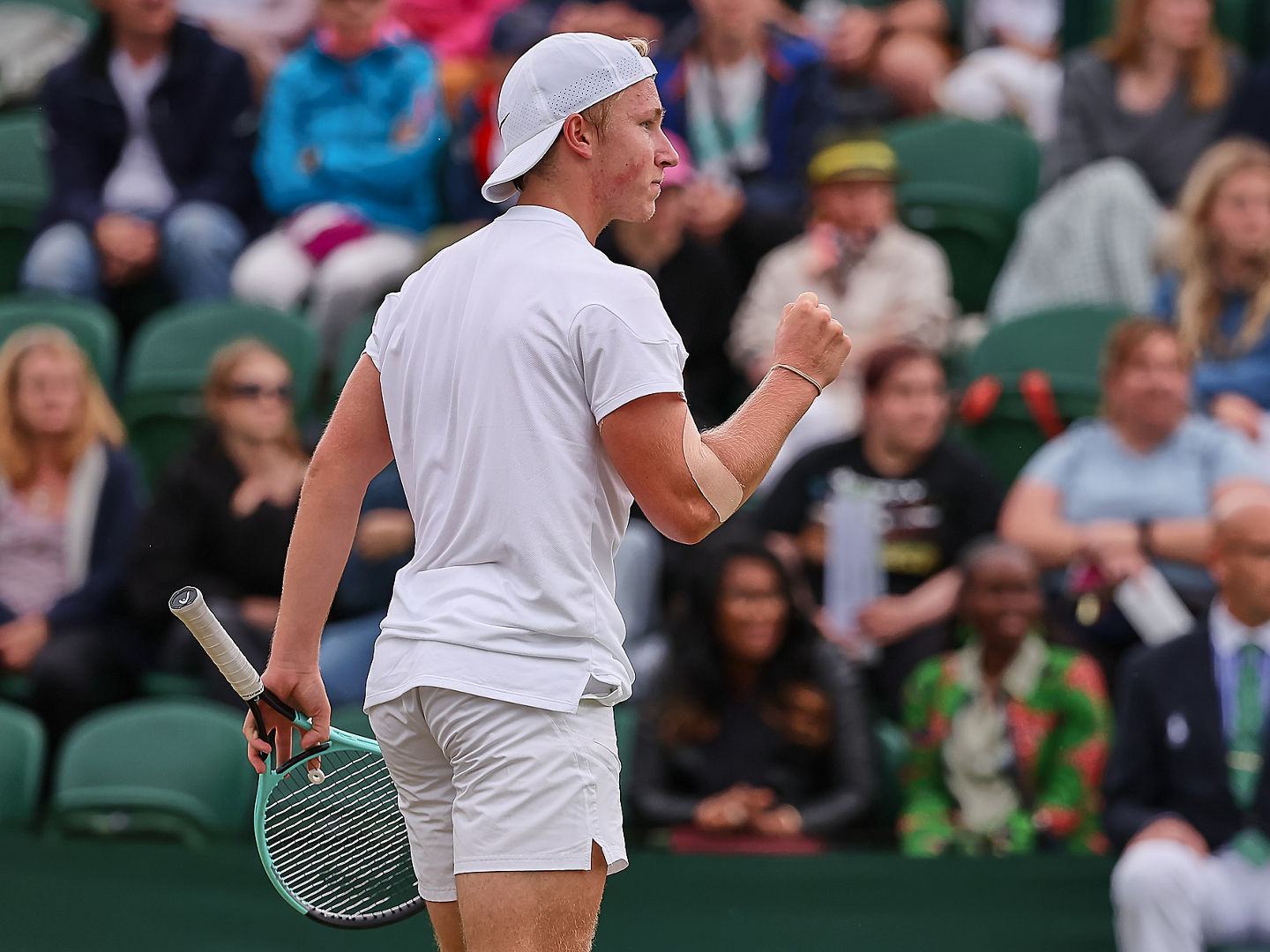 Max Schonenhaus (GER) during the The Championships Wimbledon , 8.7.2024 in London (All England Lawn Tennis and Croquet Club), Great Britain - Photo: Mathias Schulz
