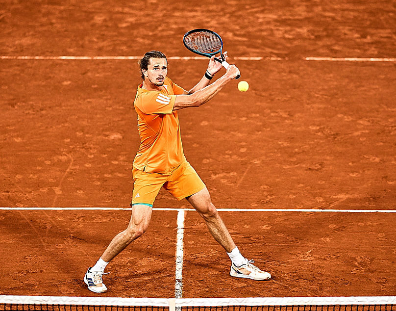Alexander Zverev beim Training in Roland Garros 2026