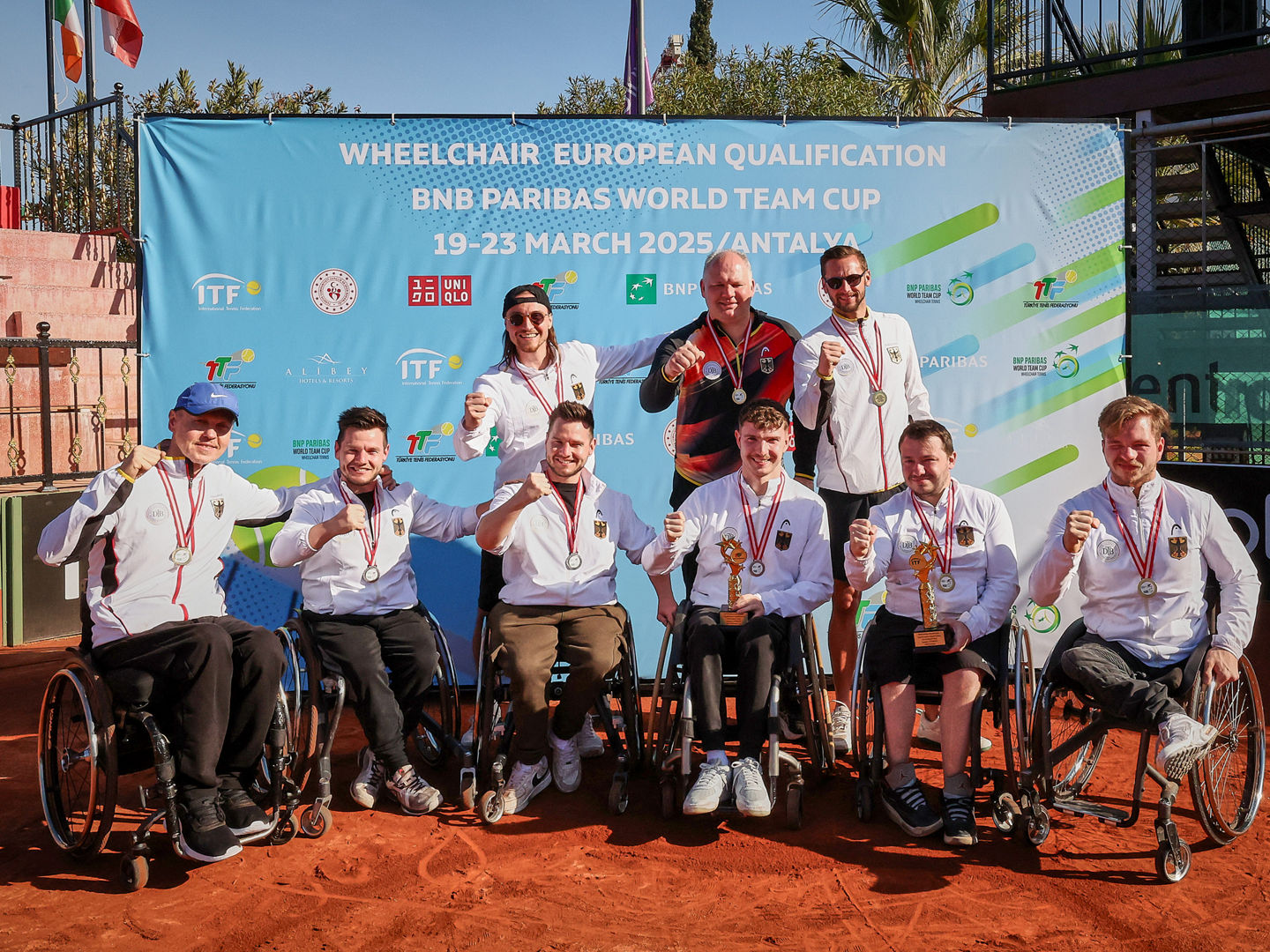 Erfolgreich durch die Qualifiers: Rollstuhltennis-Herren für World Team Cup qualifiziert