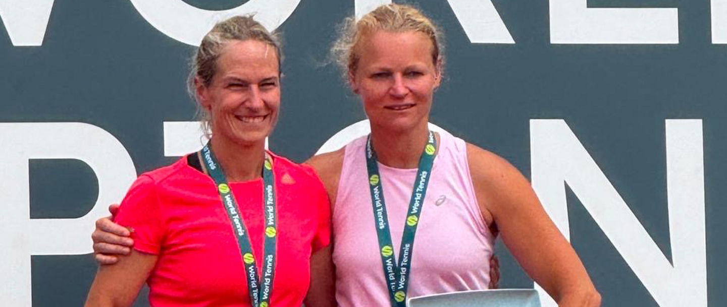 Die frischgebackene Weltmeisterin Manon Kruse (rechts) und Vizeweltmeisterin  Silvia Tornier