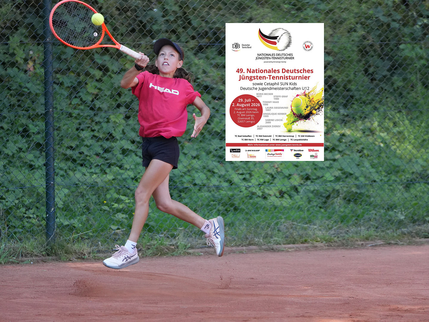 Carina Andrita (TC BW Soest) geht in der U11 an den Start