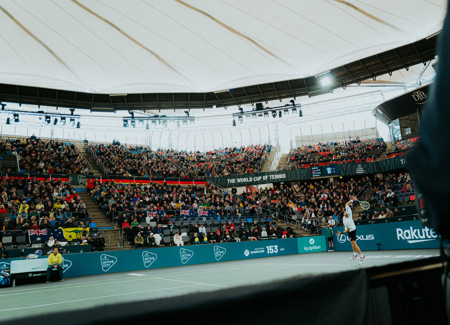 Aufschlag Struff Davis Cup Hamburg