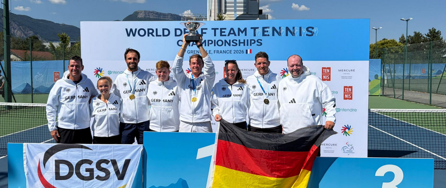 Team Deutschland bei den World Deaf Team Tennis Championships