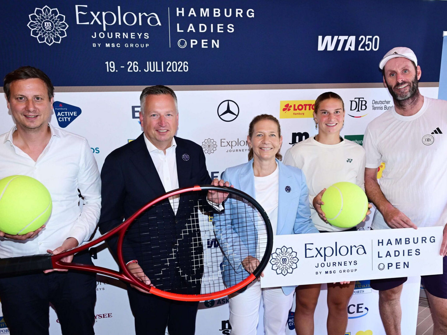 Jetzt kann es losgehen: Für viele deutsche Spielerinnen gab es eine Wildcard für die Hamburg Open