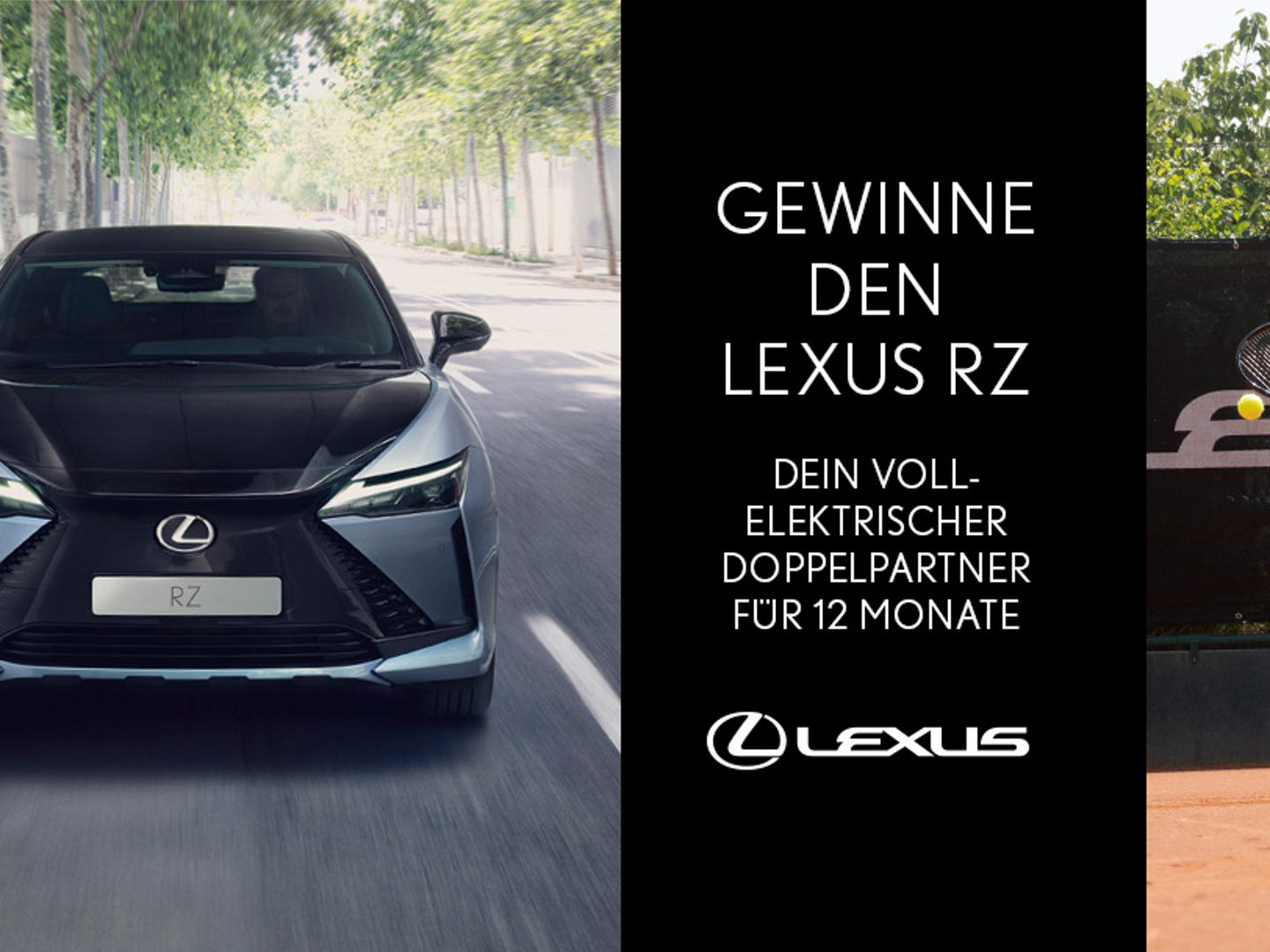 Gewinne den Lexus RZ für 12 Monate! 