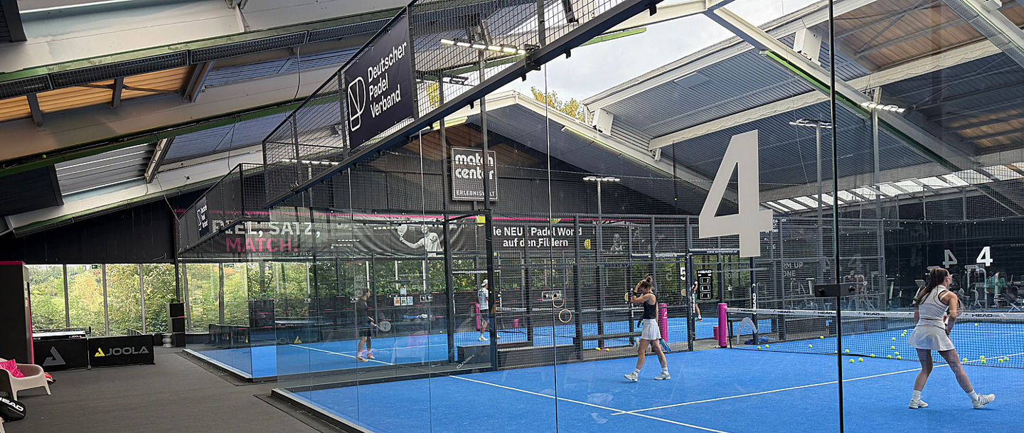 Platz vier in der Halle der Match Center Erlebniswelt in Filderstadt