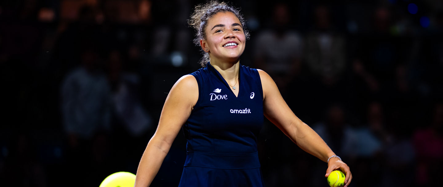 Jasmine Paolini of Italy after the quarter-final of the 2025 Porsche Tennis Grand Prix WTA 500 tennis tournament