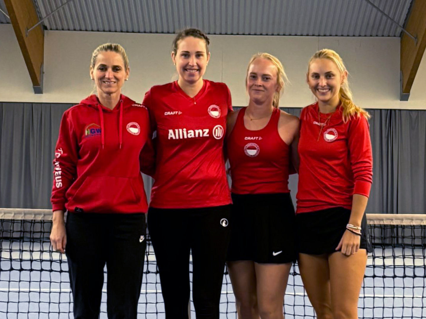 Die Damen des TC Parkhaus Wanne-Eickeln haben vorerst die Tabellenführung übernommen