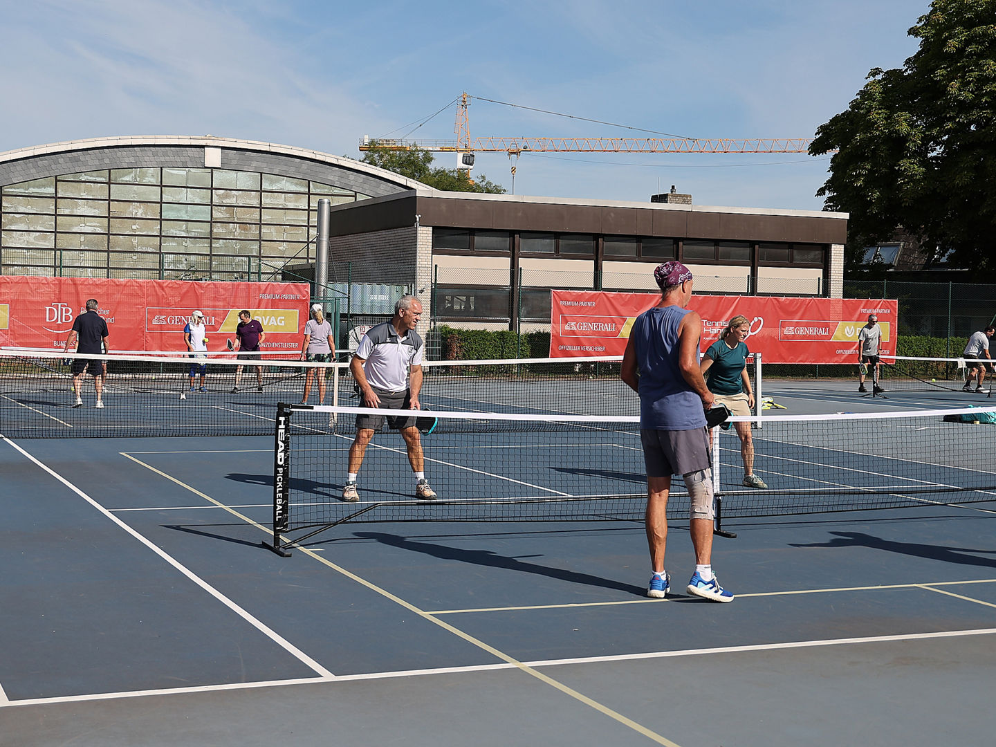 Auf der Anlage der TennisBase und des HTV Hannovers wird Racketsport neu gedacht