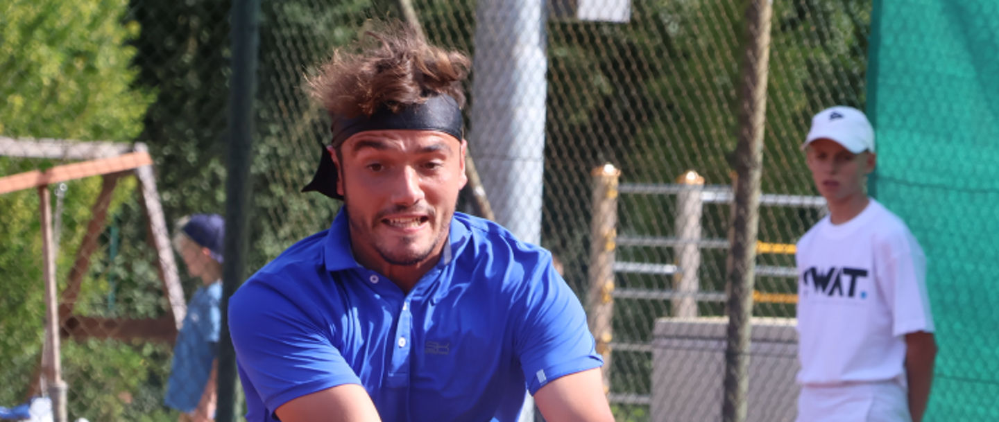 Robin Sanz vom TC Iserlohn bei den Handorf Open 2024