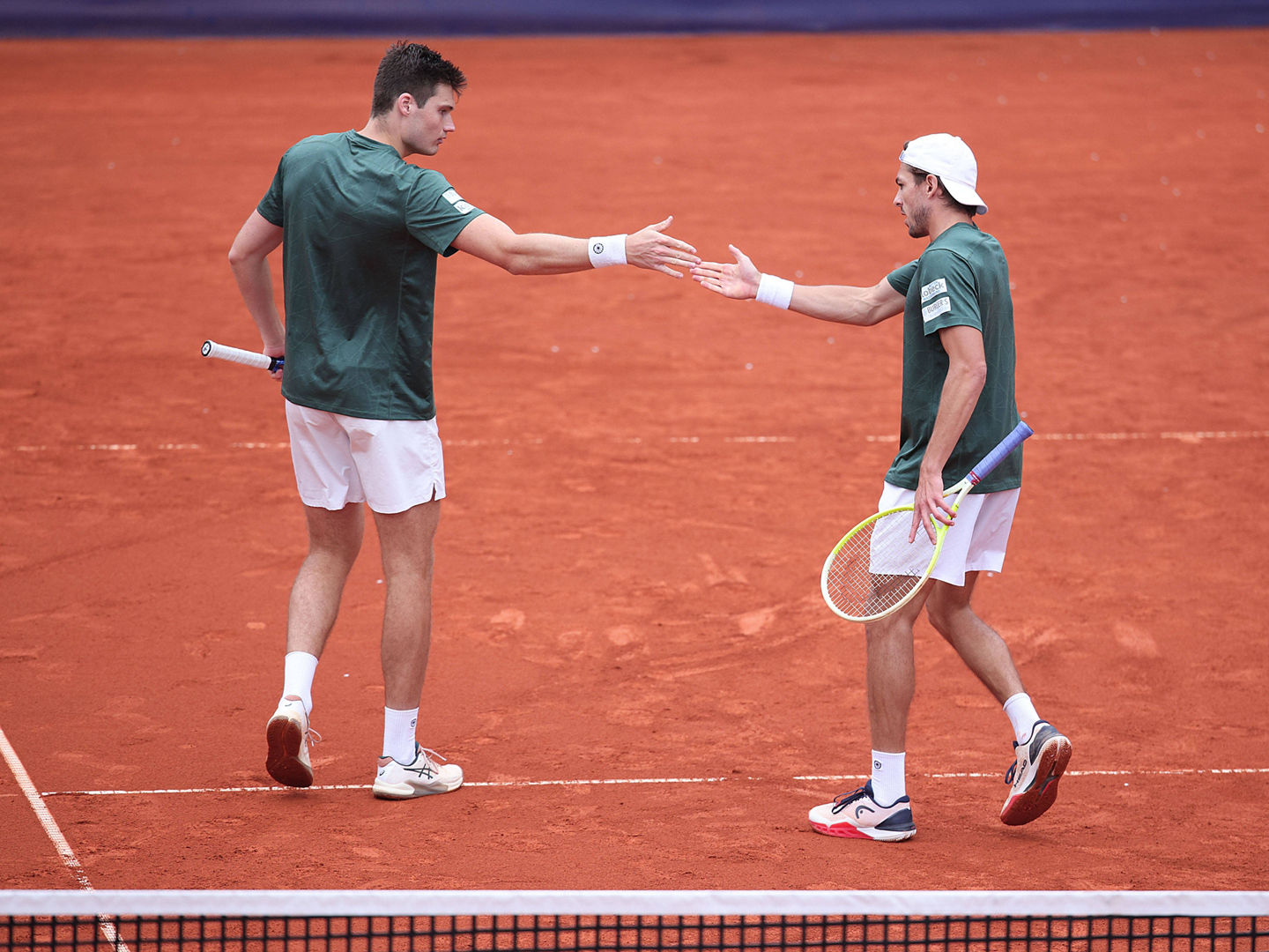 Jakob Schnaitter umgedrehte Kappe, Mark Wallner, Herren Doppel, Men s Doubles *** Jakob Schnaitter inverted cap , Mark Wallner, Men s Doubles, Men s Doubles