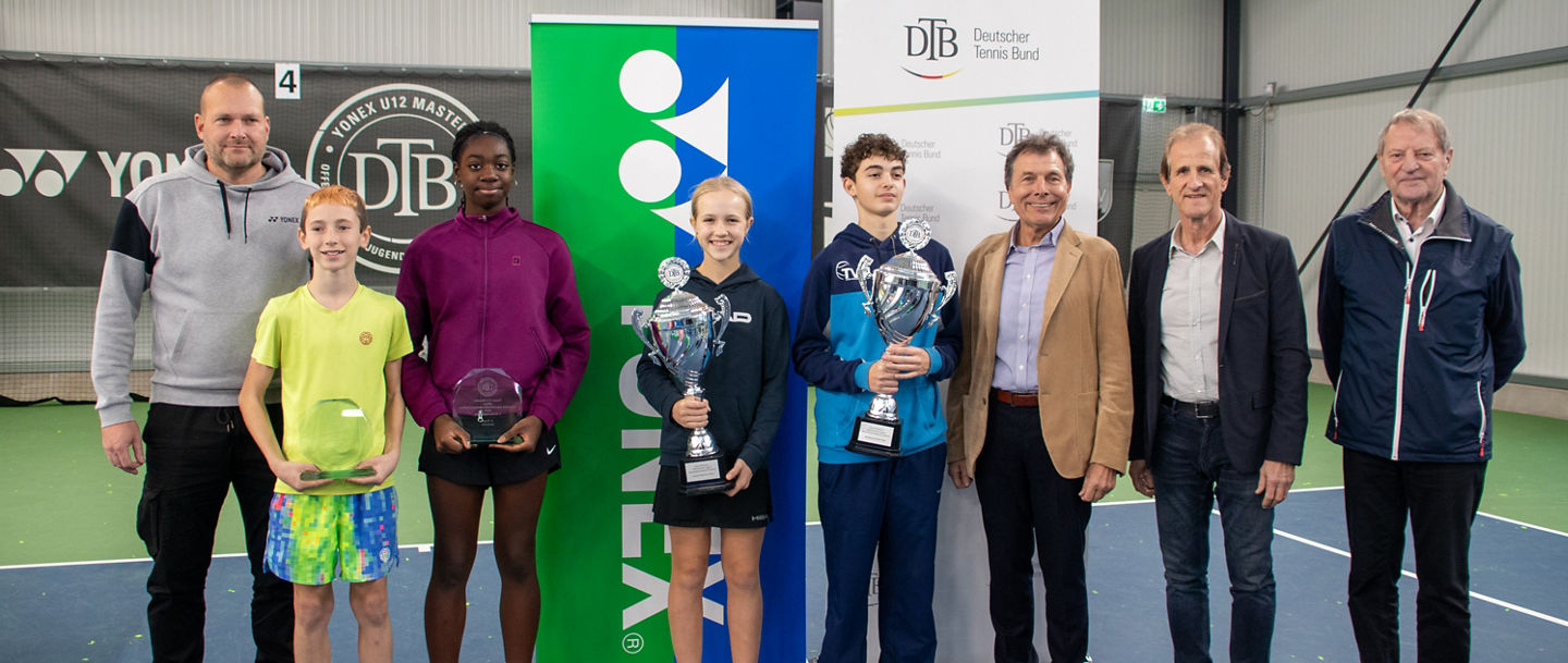 Die Siegerehrung der Yonex U12 Masters