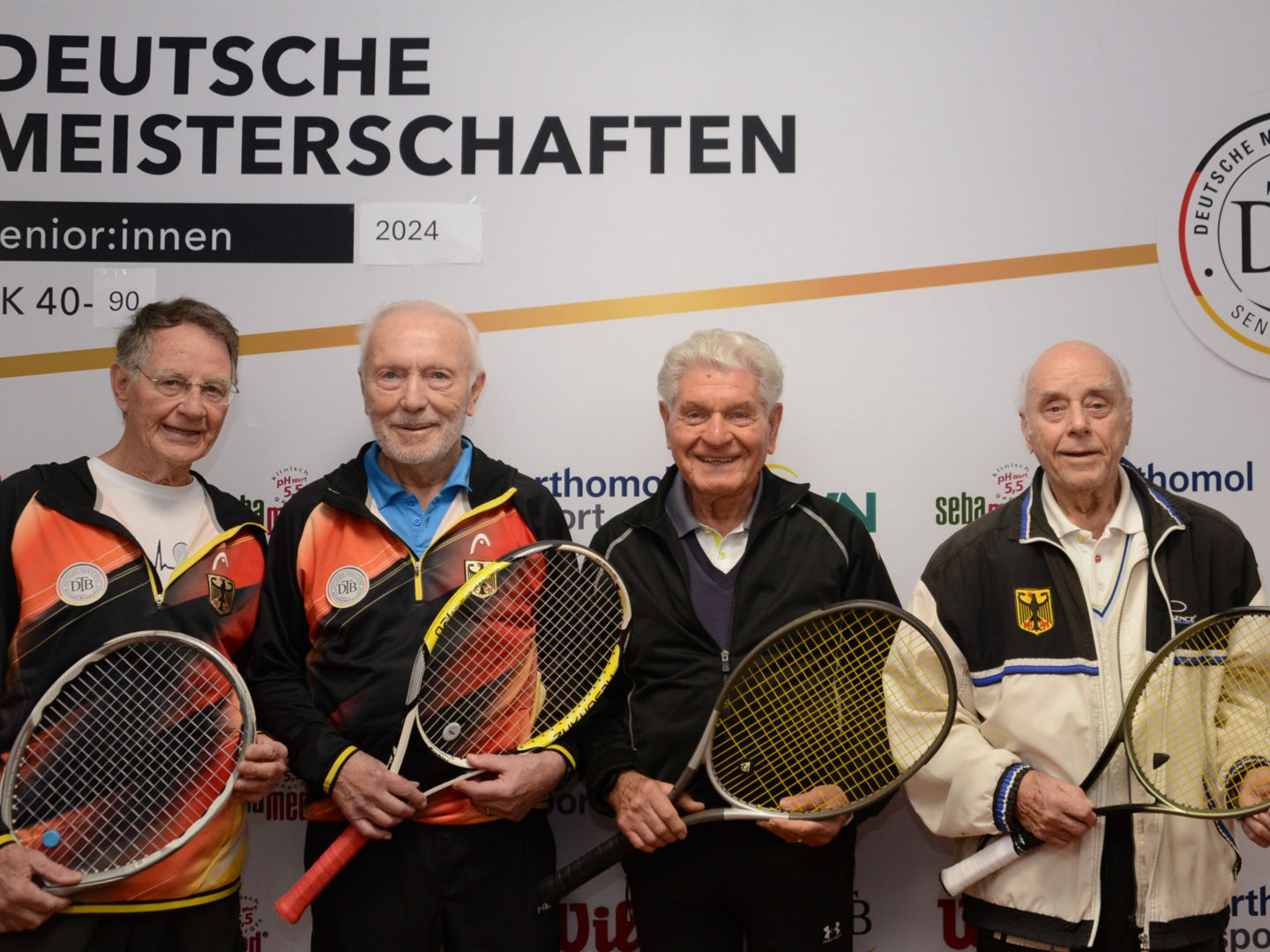 Die Teilnehmer der neu geschaffenen Ü90-Konkurrenz