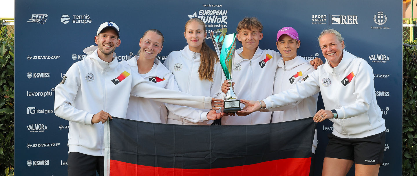 Sporting Club Parma 25/09/2026Tennis Europe2026 European Junior Championships 16 & UnderCerimonia di premiazioneTeam GermaniaFoto Giampiero Sposito