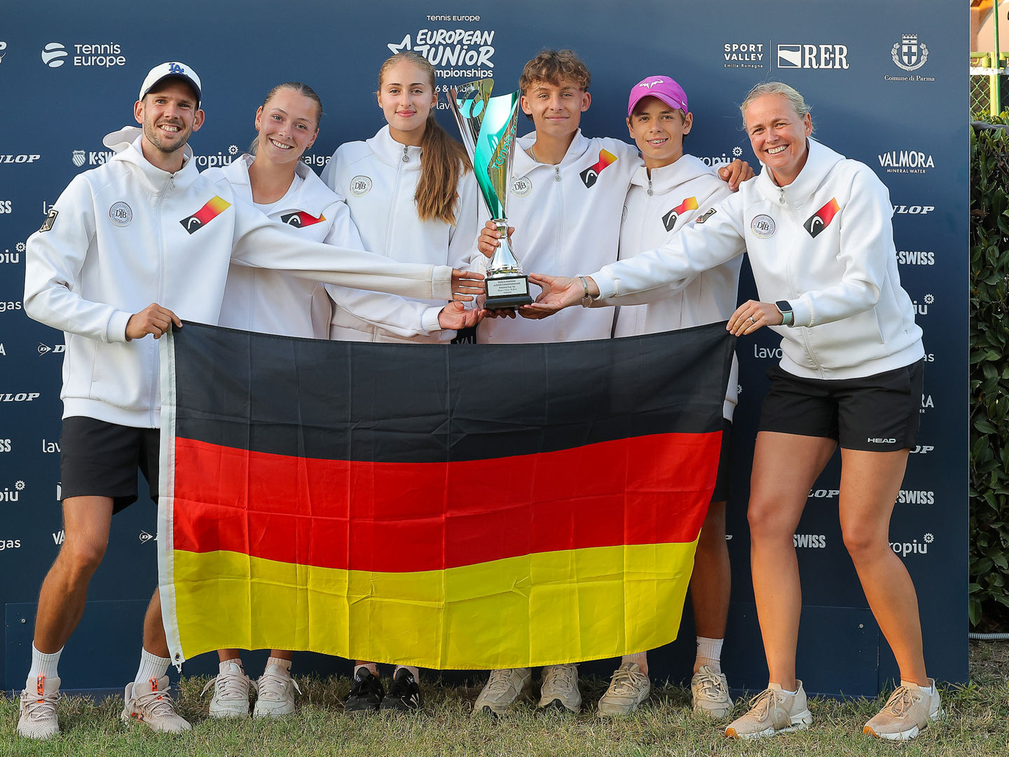 Sporting Club Parma 25/09/2026Tennis Europe2026 European Junior Championships 16 & UnderCerimonia di premiazioneTeam GermaniaFoto Giampiero Sposito