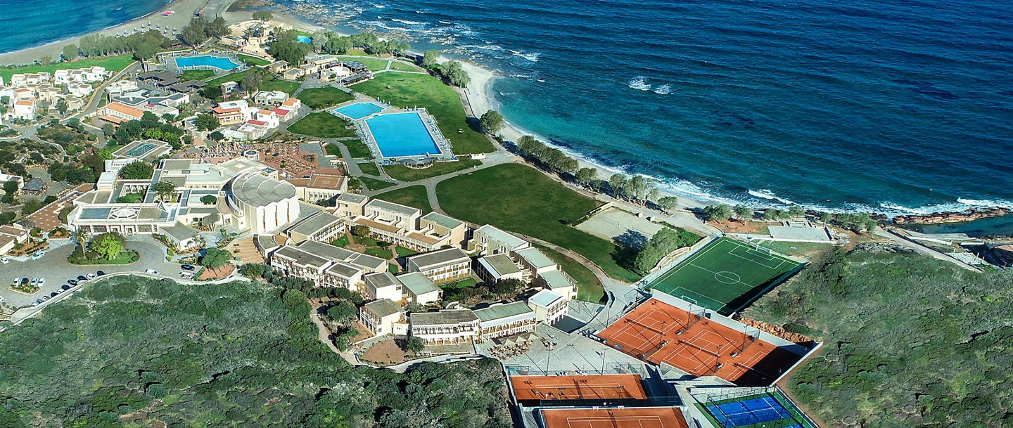 Tennisanlage auf Kreta