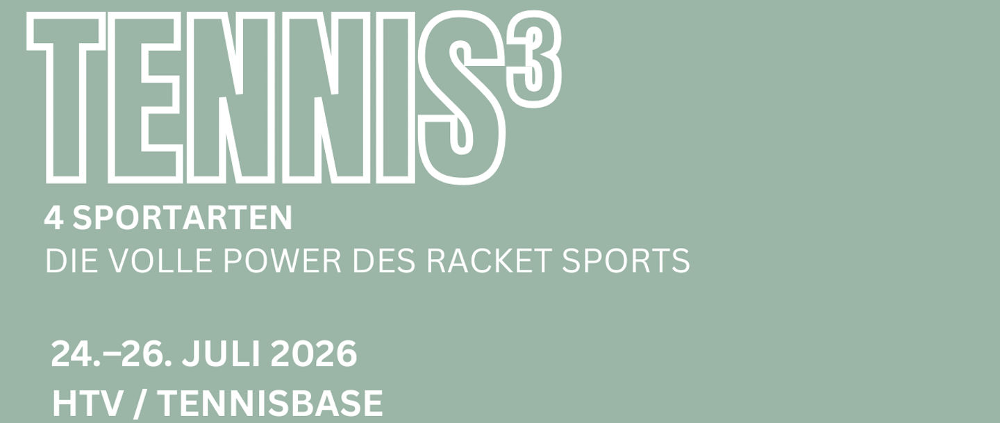 Tennis³ steht vor der Tür