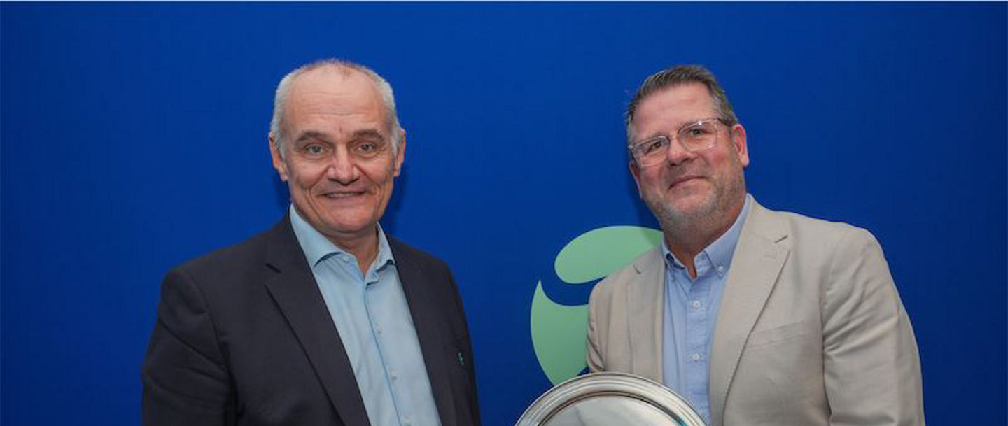 Tennis Europe Präsident Henrik Thorsøe Pedersen mit DTB-Vizepräsident Jan Hanelt.