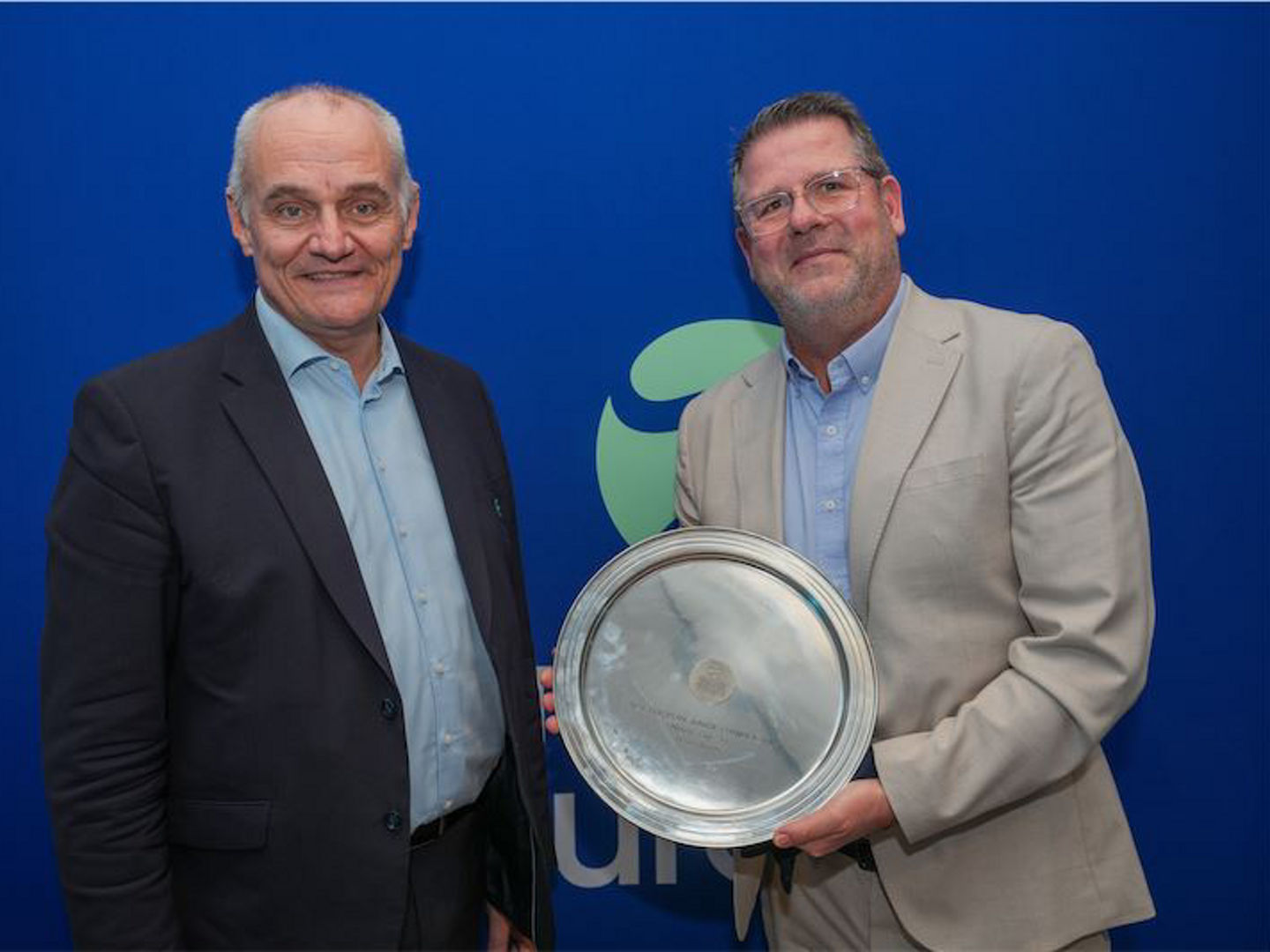 Tennis Europe Präsident Henrik Thorsøe Pedersen mit DTB-Vizepräsident Jan Hanelt.