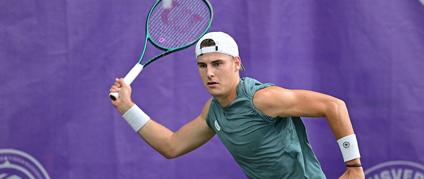 Tom Gentzsch (Deutschland)Hamburg, 24.10.2025, Tennis, Ladies & Gents Cup 2025, Kleines Combined Event, Herren, Einzel, Viertelfinale