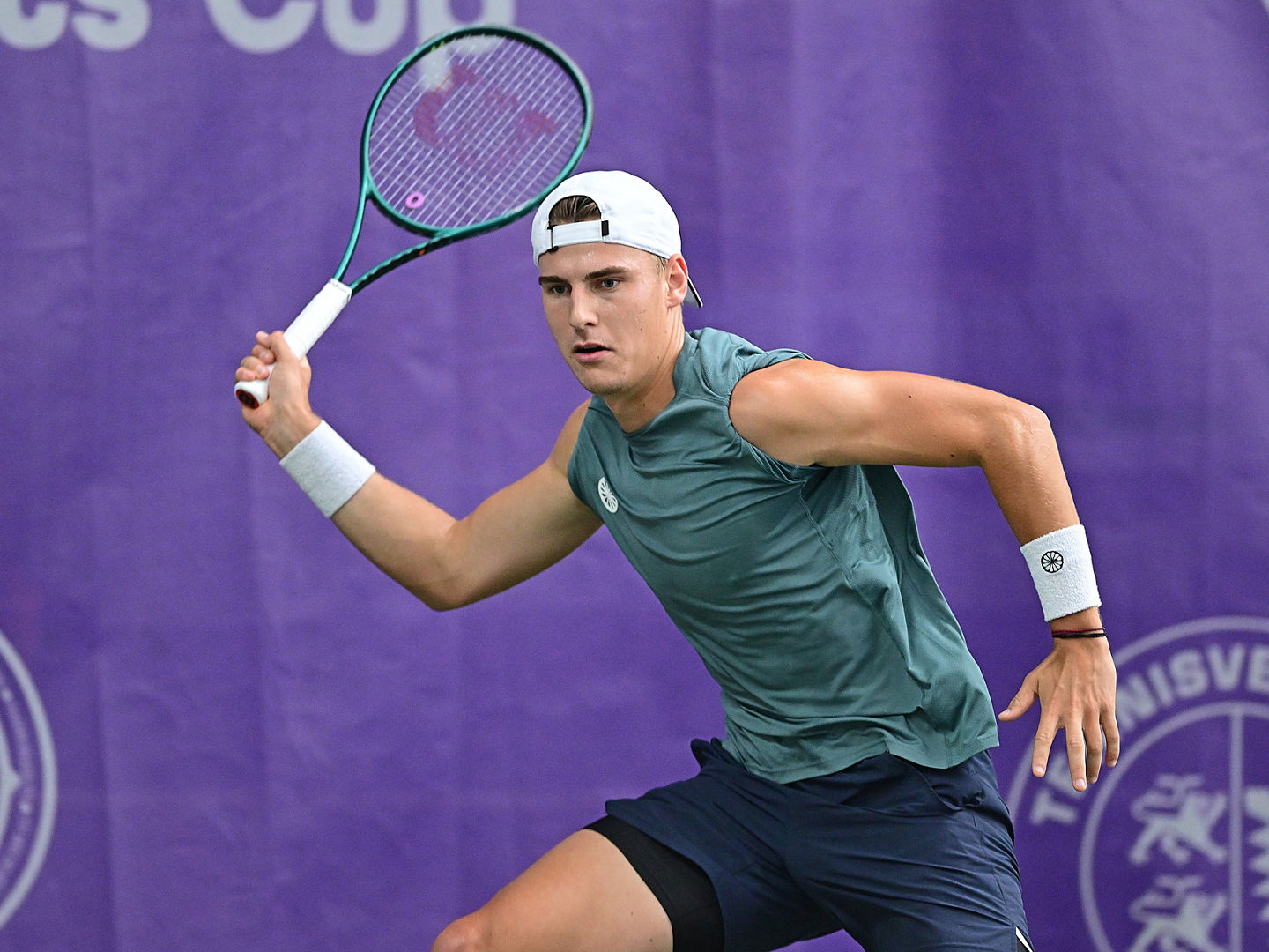 Tom Gentzsch (Deutschland)Hamburg, 24.10.2025, Tennis, Ladies & Gents Cup 2025, Kleines Combined Event, Herren, Einzel, Viertelfinale