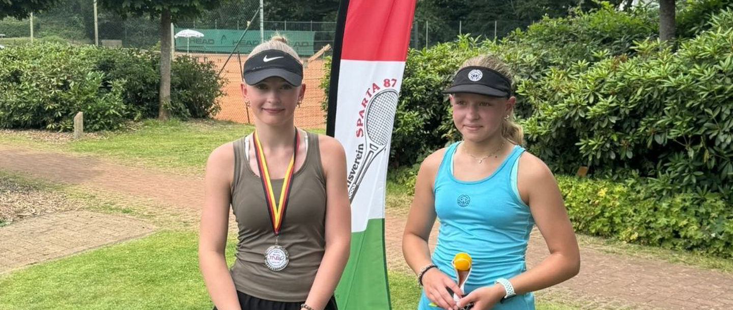 Die Platzierten Juniorinnen U 16 Nebenrunde - Alexa Klesser , Lilly Buttjer