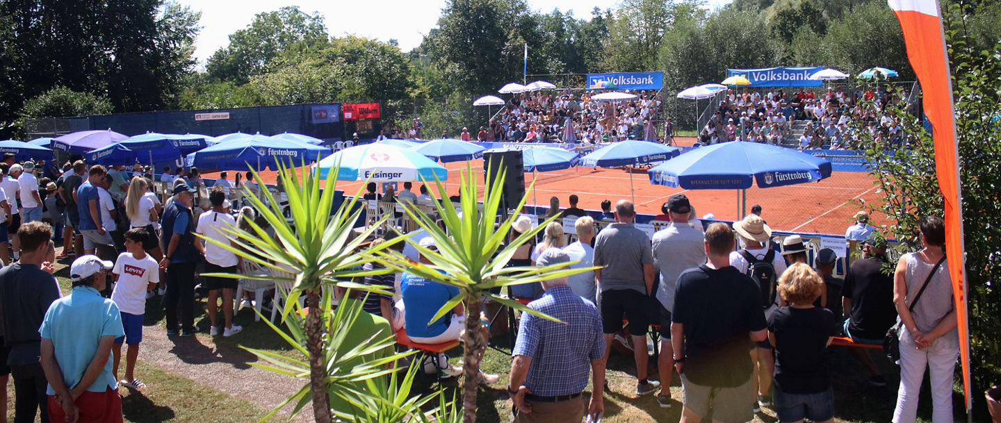 Ueberlingen OPen 2022 - more than 600 spectaters followed the final match at the Ueberlingen Open 2022 at TC Altbirnau. 