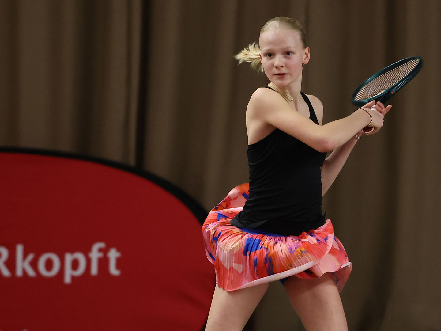 Charlotta Sturdy gewann das U12-Finale