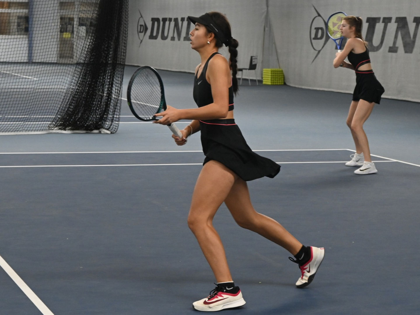 Emmi Nehls und Lilly Greinert beim Finale im Doppel in Leimen