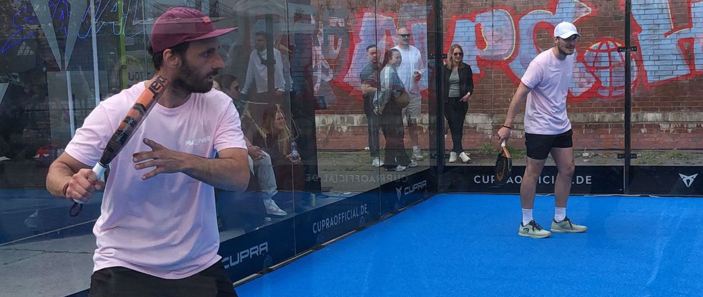 Urs Breitenberger (vorne) – MyPadel Perspektiven
