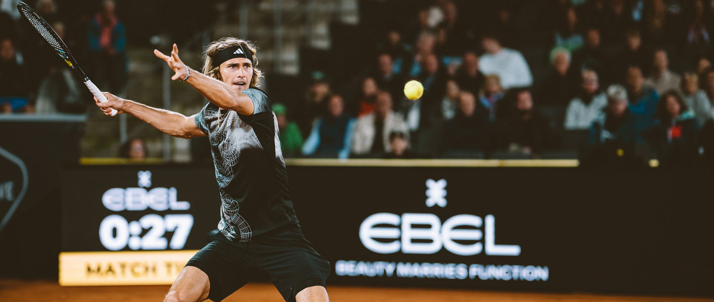 Alexander Zverev vorhand bei den Hamburg European Open