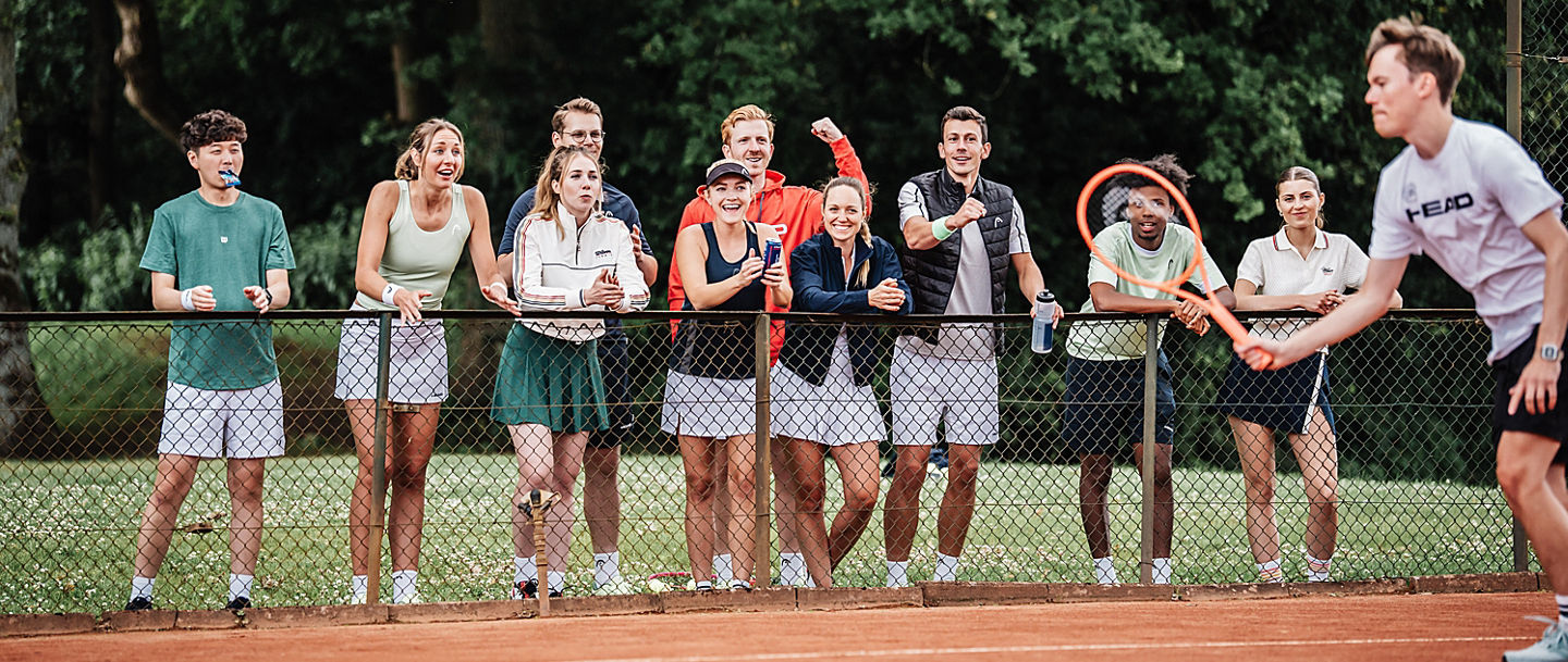 Tennisteam, Fans und Starspieler