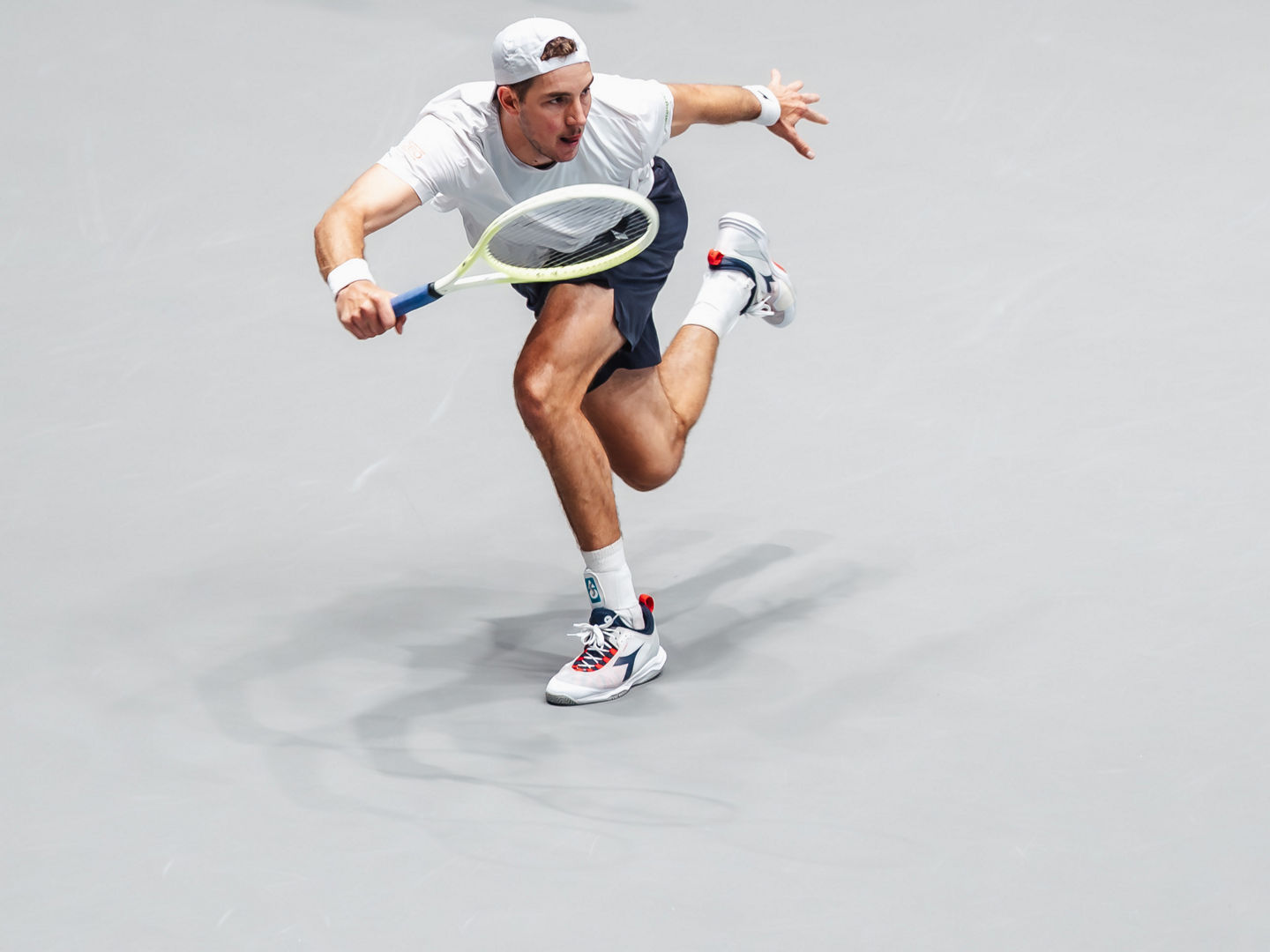 Jan-Lennard Struff im Davis Cup.