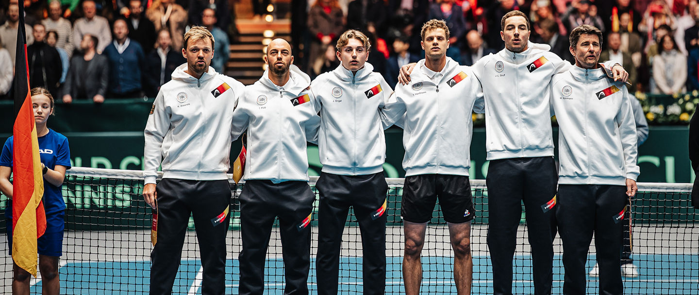 Davis Cup-Team 2026 in Düsseldorf (GER vs. PER)