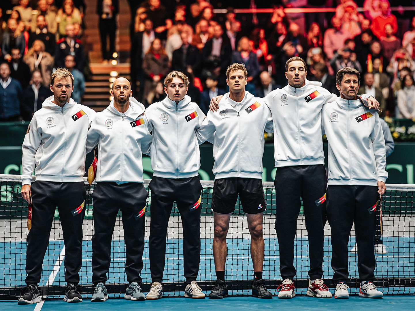 Davis Cup-Team 2026 in Düsseldorf (GER vs. PER)