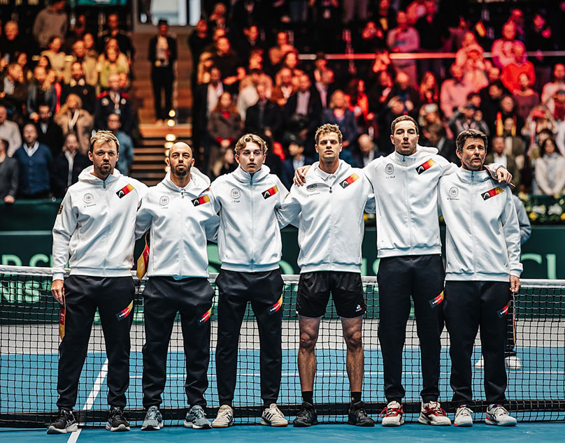 Davis Cup-Team 2026 in Düsseldorf (GER vs. PER)