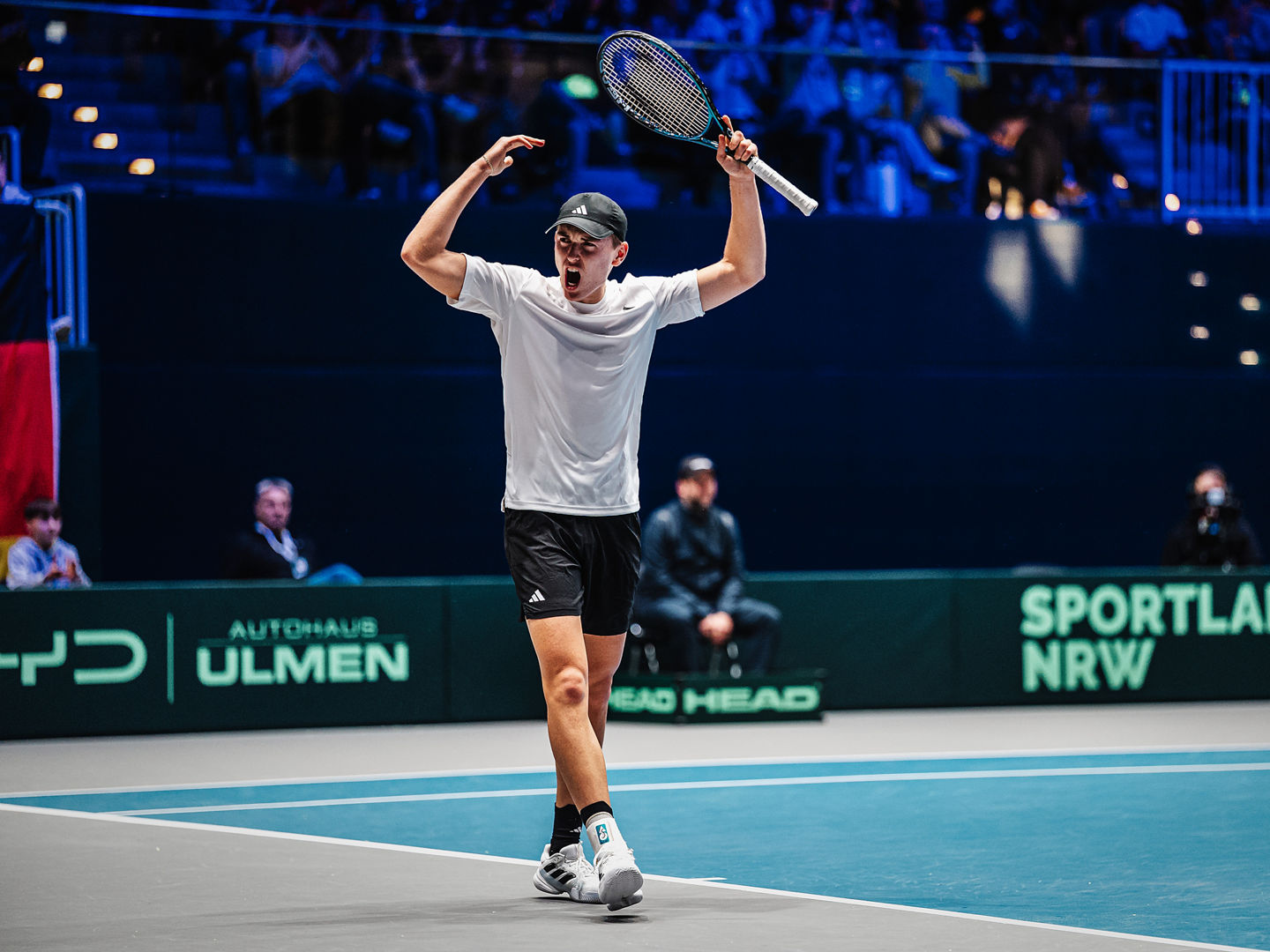 Justin Engel 2. Sieg im Davis Cup