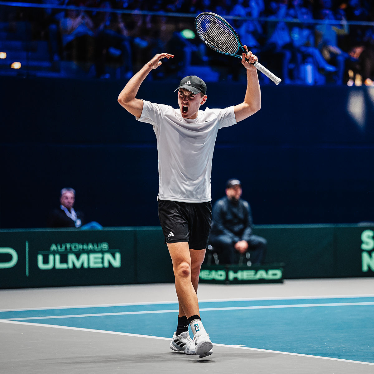 Justin Engel 2. Sieg im Davis Cup