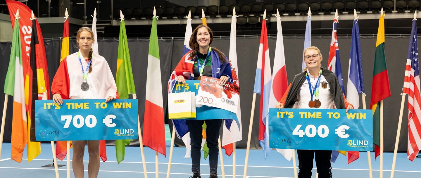 Charlotte Schwagmeier sicherte sich den die Bronze-Medaille bei den IBTA Blind Tennis World Championships 2026