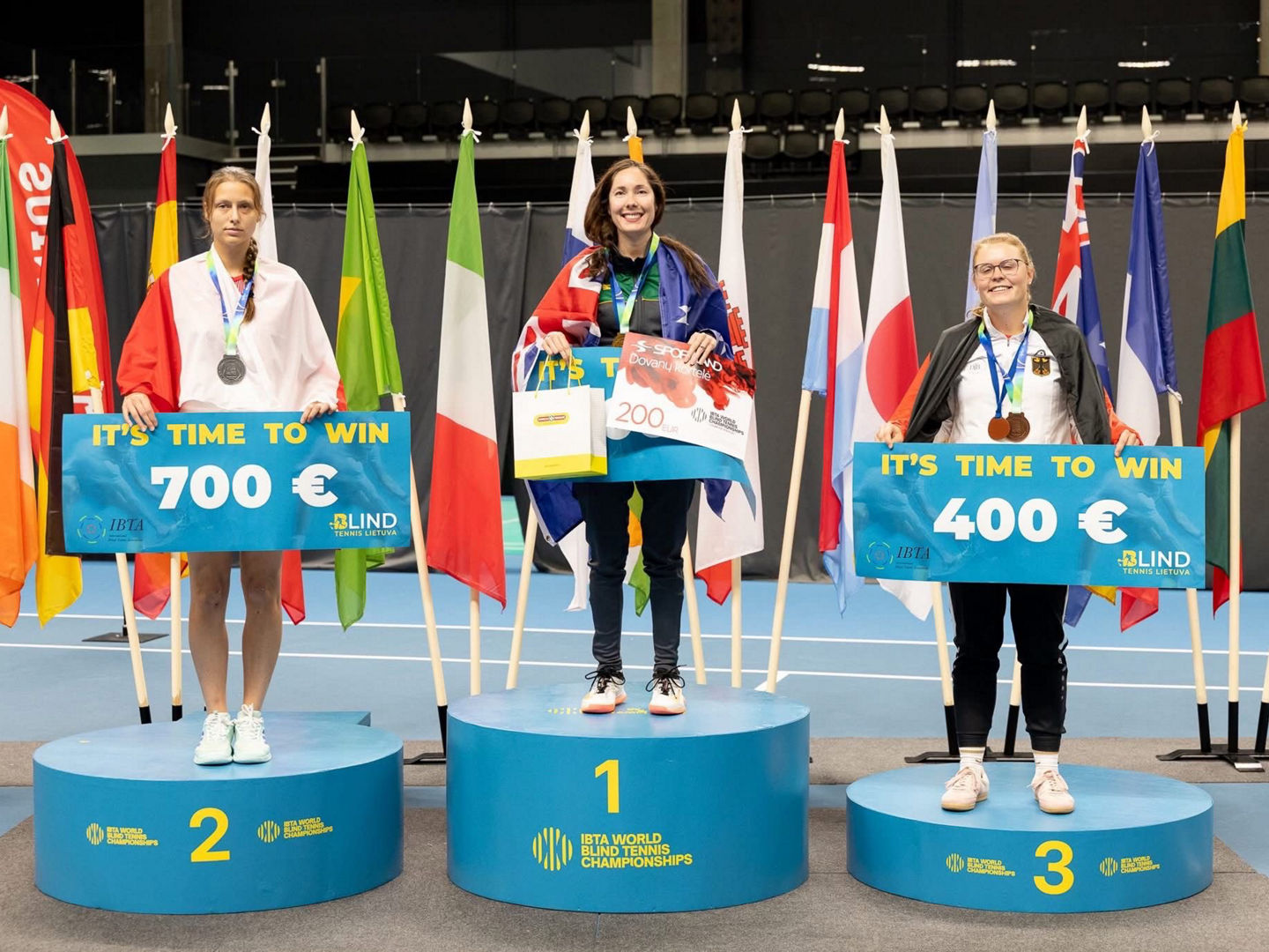 Charlotte Schwagmeier sicherte sich den die Bronze-Medaille bei den IBTA Blind Tennis World Championships 2026