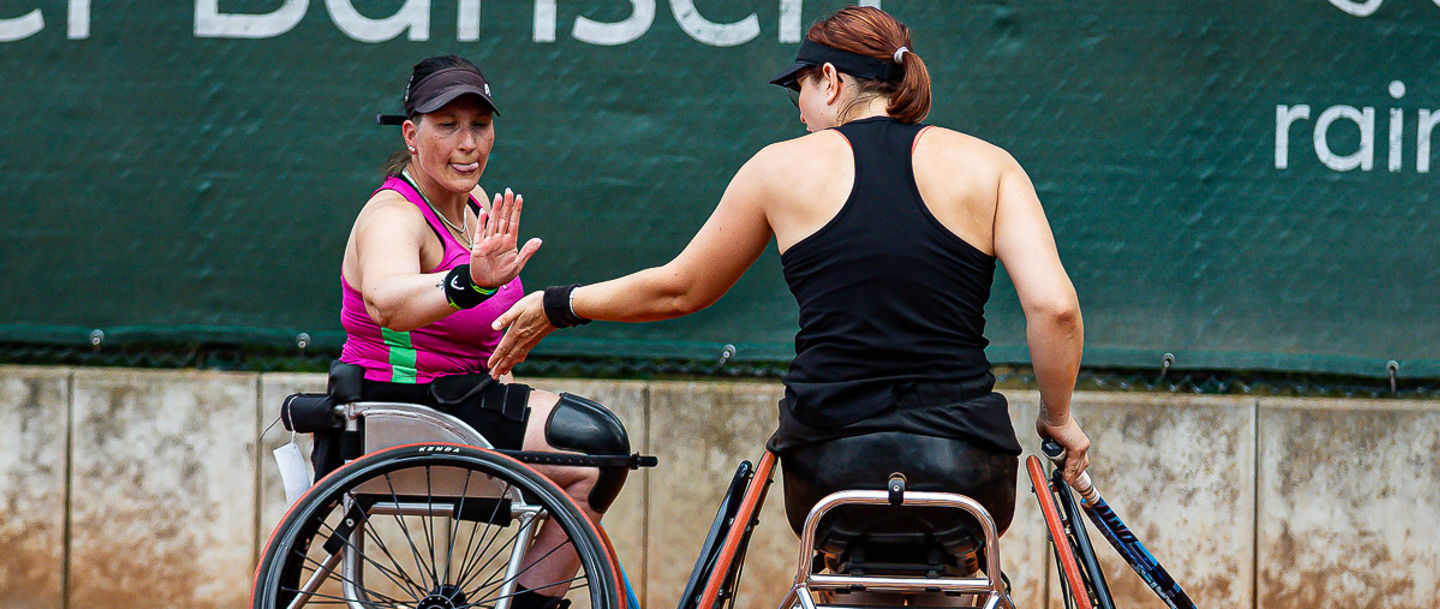 Katharina Kruger GER und Britta Wend GER, 36. GERMAN OPEN 2026 - Beate Loddenkemper Trophy, Berlin, BTTC Grün-Weiß, 10.07.2026, Foto: Claudio Gärtner
