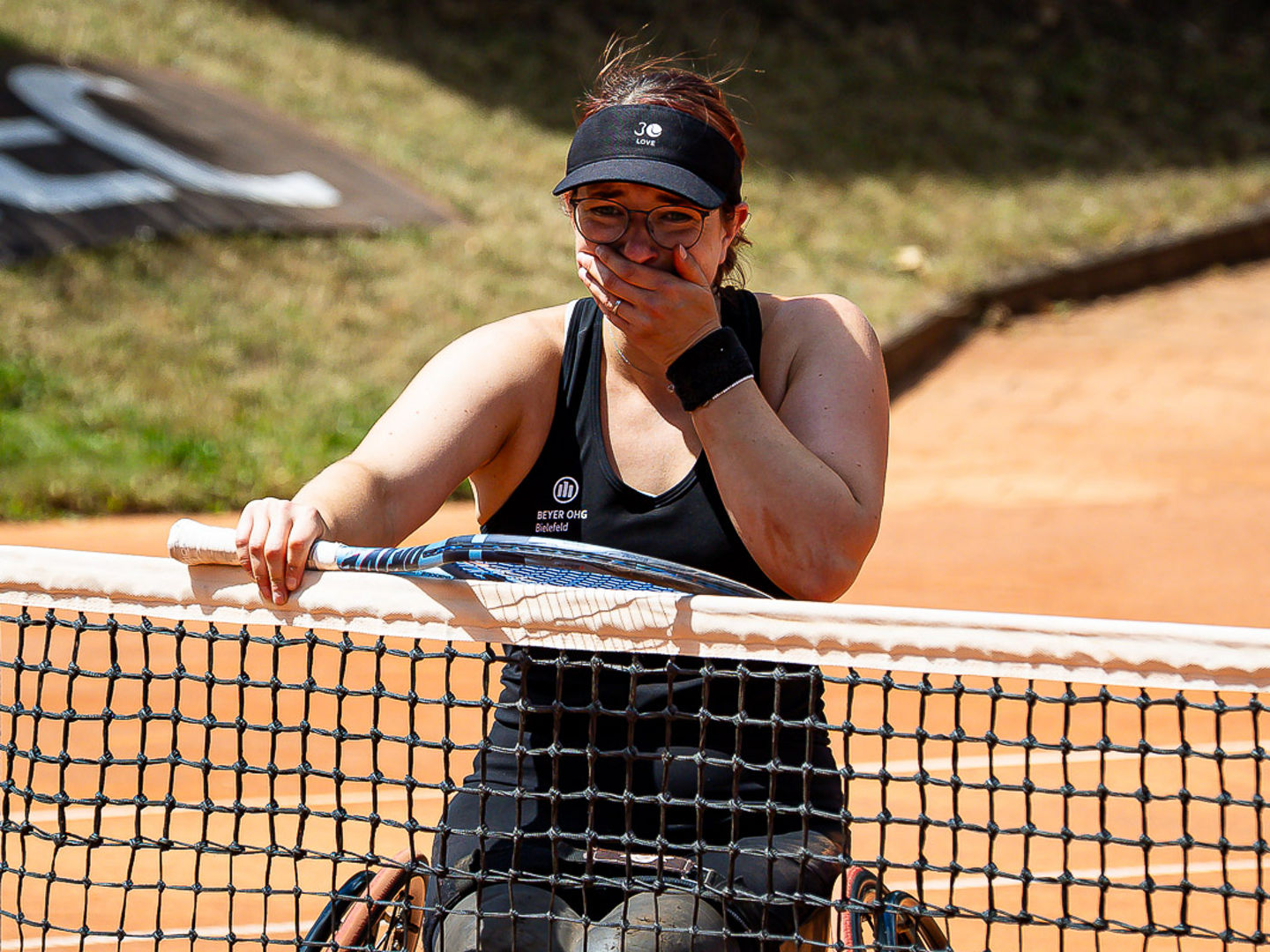 Britta Wend GER nach ihrem Sieg 2026, Finaltag - 36. GERMAN OPEN 2026 - Beate Loddenkemper Trophy, Berlin, BTTC Grün-Weiß, 12.07.2026, Foto: Claudio Gärtner