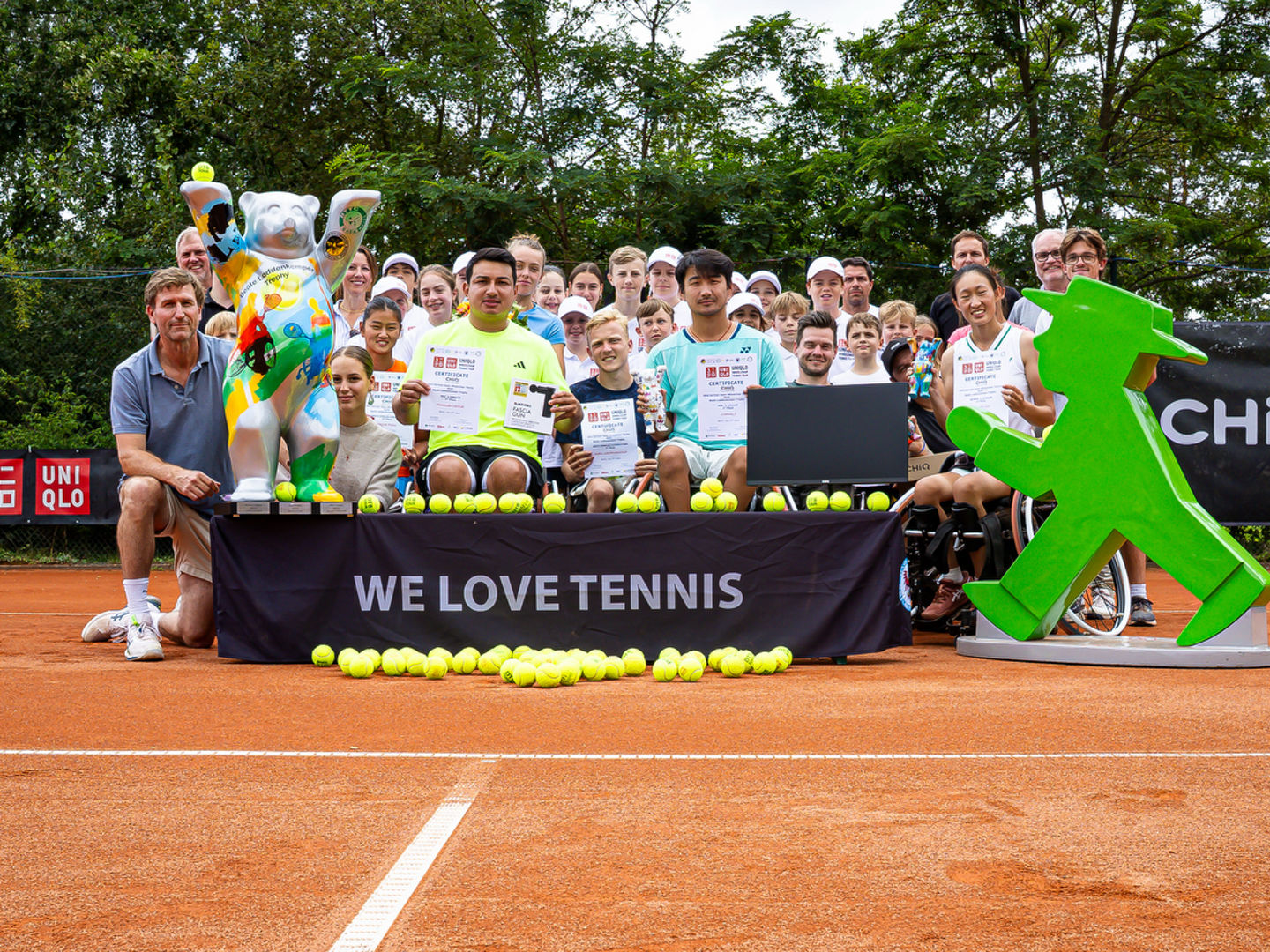 Siegerehrungen: Abschussfoto aller Finalisten, 35. German Open - Beate Loddenkemper Trophy 2025 - Finaltag, Berlin, SV Zehlendorfer Wespen, 27.07.2025, Foto: Claudio Gärtner