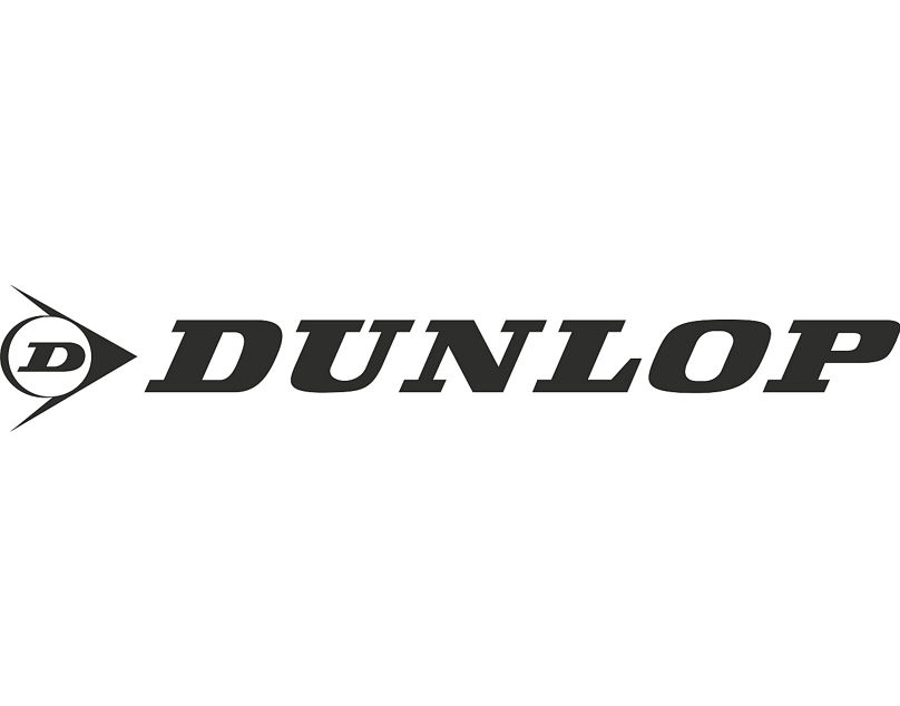 DUNLOP COMBINED LOGO out of white