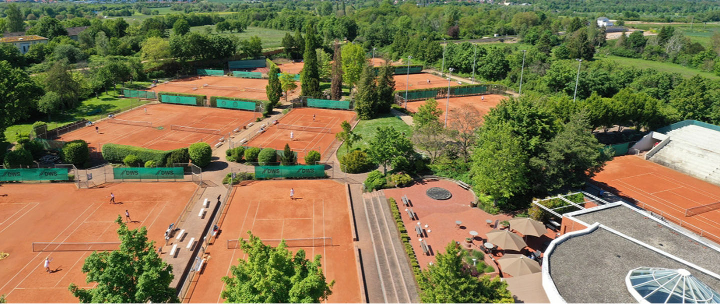 Die wunderschöne Anlage des Frankfurt TC Palmengarten