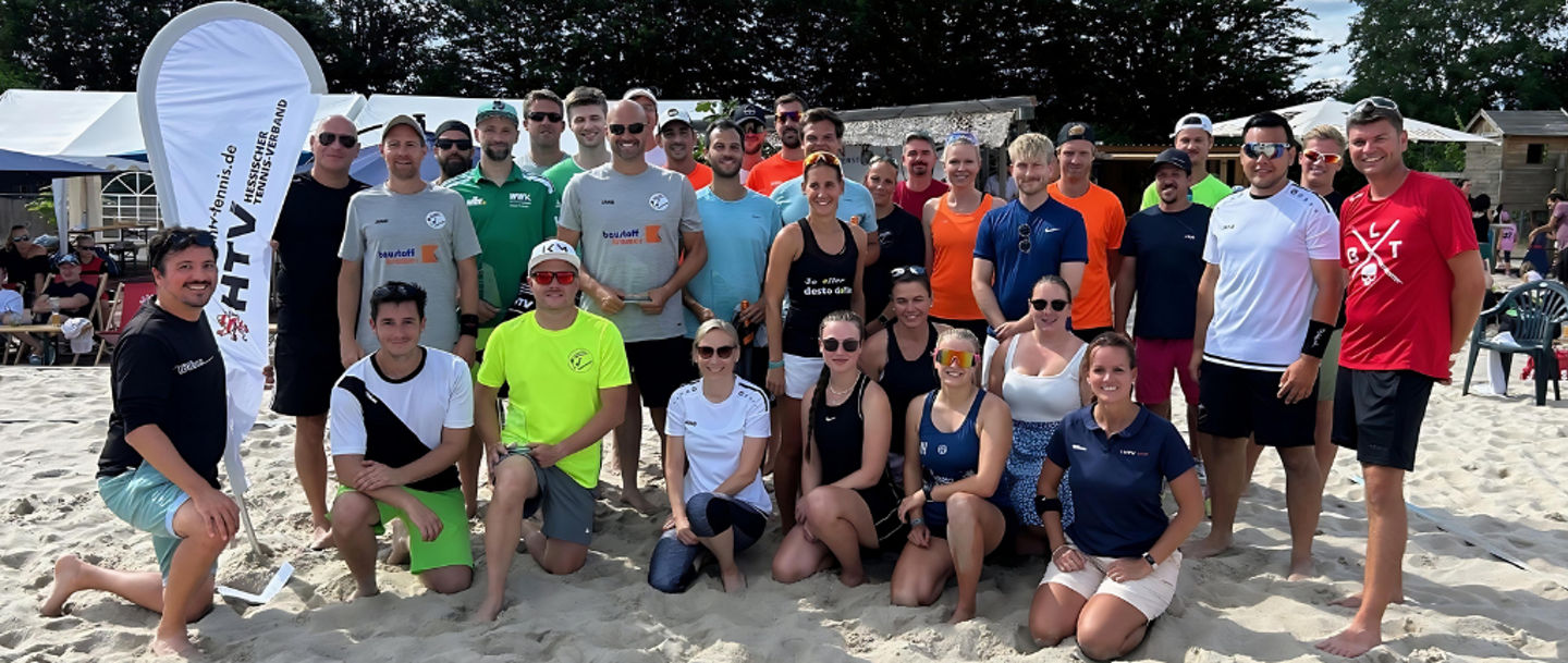 Sonne, Sand & Tennis - Die Teilnehmer der Hessischen Beach Tennis Meisterschaften 2024