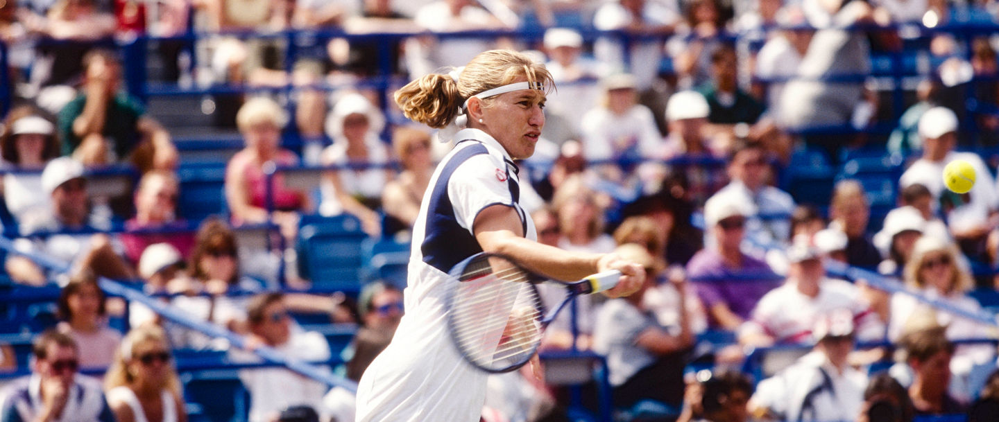 Tennis Steffi Graf Steffi Graf GER competing at the 1996 US Open. New York NY USA Copyright: xPaulxJ..xSutton/DUOMO/PCNx TN0301 106249