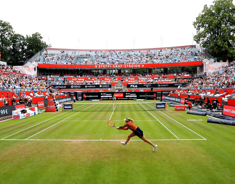 DEU, bett1open, / 25.06.2023, Rot-Weiss Tennisanlage, Berlin, DEU, bett1open, im Bild Petra Kvitova vs. Donna Vekic Stadioninnenansicht Foto: Juergen Engler / nordphoto GmbH *** DEU, bett1open, 25 06 2023, Rot Weiss Tennisanlage, Berlin, DEU, bett1open, in picture Petra Kvitova vs Donna Vekic stadium interior view photo Juergen Engler nordphoto GmbH nordphotoxGmbHx/xEngler nph00076